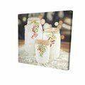 Begin Home Decor 32 x 32 in. Christmas Candles-Print on Canvas 2080-3232-HO10